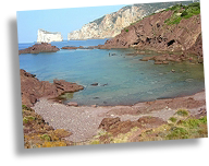 Foro panoramica di Porto Corallo con Pan di Zucchero